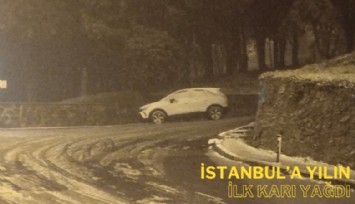 Meteoroloji uyarmıştı: İstanbul'a yılın ilk karı yağdı