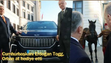 Cumhurbaşkanı Erdoğan Togg, Orban at hediye etti