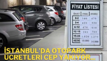 İstanbul’da otopark ücretleri cep yakıyor: 2 saate kadar 340 Lira