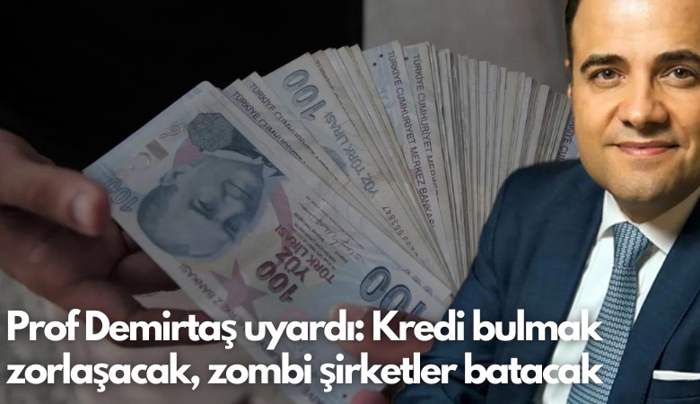 Prof Demirtaş uyardı: Kredi bulmak zorlaşacak, zombi şirketler batacak