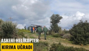 Askeri helikopter kırıma uğradı: 1 yaralı