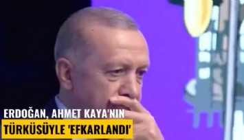 Erdoğan, Ahmet Kaya'nın türküsüyle 'Efkarlandı'