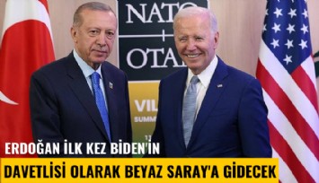 Erdoğan ilk kez Biden'in davetlisi olarak Beyaz Saray'a gidecek