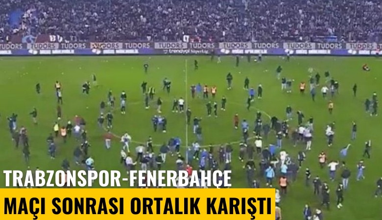 Trabzonspor-Fenerbahçe maçı sonrası ortalık karıştı