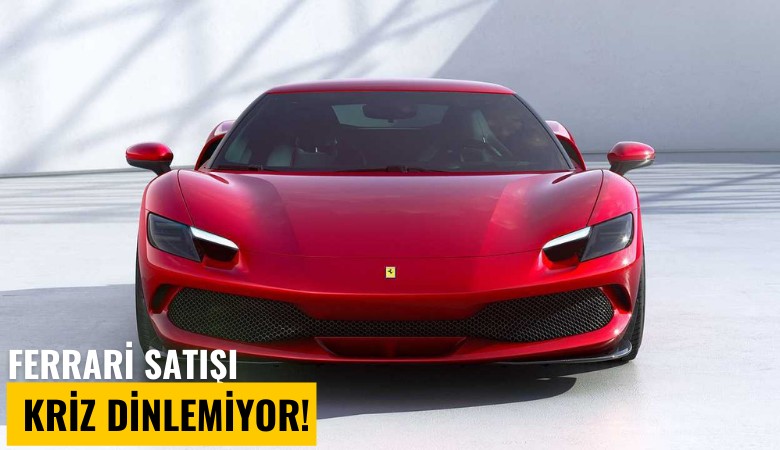 Ferrari satışı kriz dinlemiyor!