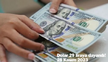 Dolar kuru 29 liraya yaklaştı-28 Kasım 2023