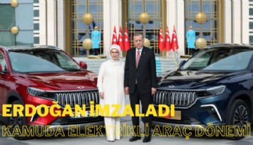 Erdoğan imzaladı: Kamuda elektrikli araç dönemi başlıyor