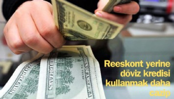 Reeskont yerine döviz kredisi kullanmak daha cazip
