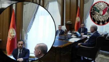Erdoğan'ın makam odasındaki bayrağın sırrı!
