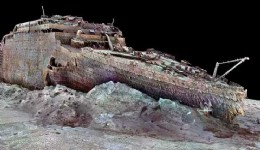 İşte Titanik gemisi enkazının tam görüntüsü