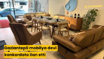 Gaziantepli mobilya devi konkordato ilan etti