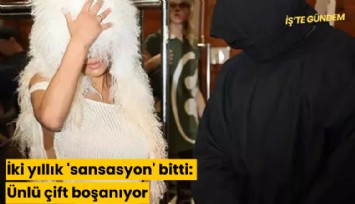 İki yıllık 'sansasyon' bitti:  Ünlü çift boşanıyor