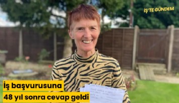 İş başvurusuna 48 yıl sonra cevap geldi