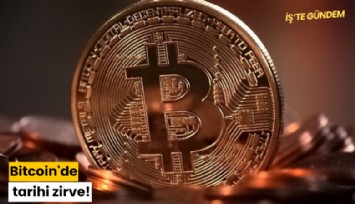 Bitcoin'de tarihi zirve!