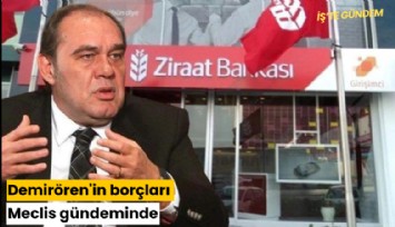 Demirören'in borçları Meclis gündeminde