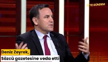 Deniz Zeyrek, Sözcü gazetesine veda etti: Başka mecralarda görüşmek üzere