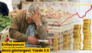 Enflasyonun öncü göstergesi: Yüzde 3.6