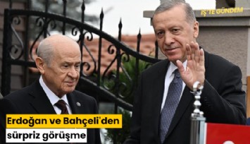 Erdoğan ve Bahçeli'den sürpriz görüşme