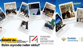 İMMİB'de Ekim ayında neler oldu?