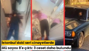 İstanbul'daki seri cinayetlerde ölü sayısı 8'e çıktı: 3 ceset daha bulundu