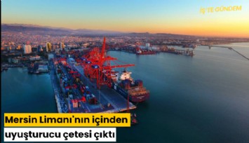 Mersin Limanı'nın içinden uyuşturucu çetesi çıktı