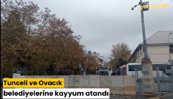 Tunceli ve Ovacık belediyelerine kayyum atandı