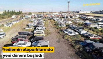 Yediemin otoparklarında yeni dönem başladı!