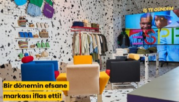 Bir dönemin efsane markası iflas etti!