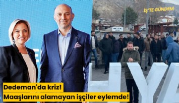 Dedeman'da kriz! Maaşlarını alamayan işçiler eylemde!