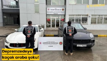 Depremzedeye kaçak araba şoku!