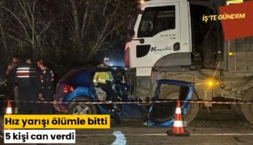 Hız yarışı ölümle bitti: 5 kişi can verdi