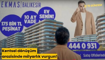 Kentsel dönüşüm arazisinde milyarlık vurgun!