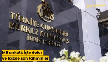 MB anketi: İşte dolar ve faizde son tahminler