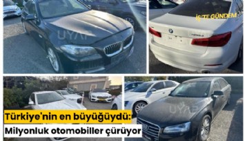 Türkiye'nin en büyüğüydü: Milyonluk otomobiller çürüyor