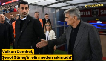 Volkan Demirel, Şenol Güneş'in elini neden sıkmadı?