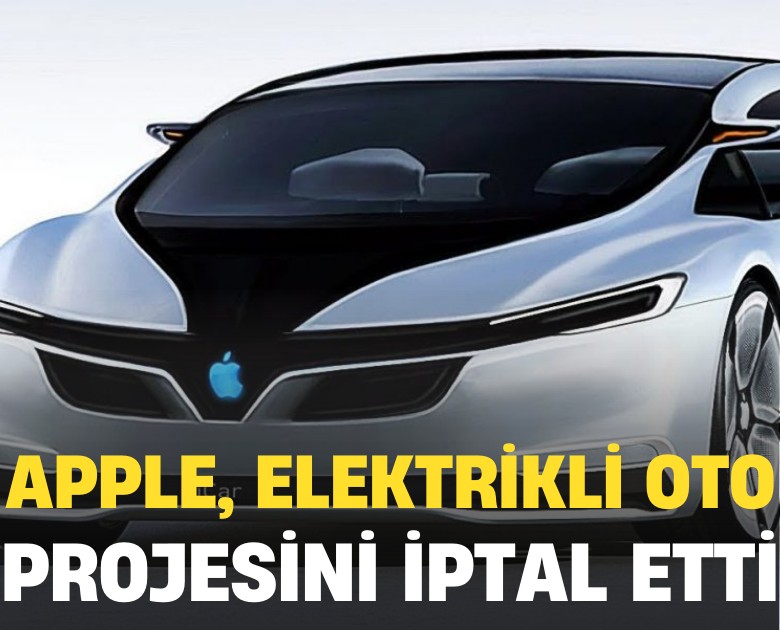 Apple elektrikli otomobil projesini iptal etti
