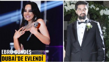 Ebru Gündeş Dubai'de evlendi