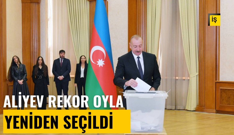 İlham Aliyev rekor oyla yeniden Cumhurbaşkanı seçildi