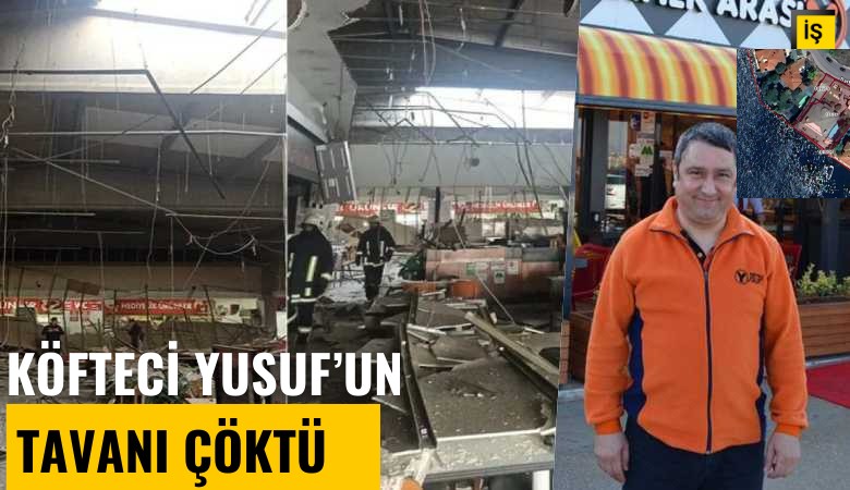 Köfteci Yusuf'un tavanı çöktü: 11 kişi yaralandı
