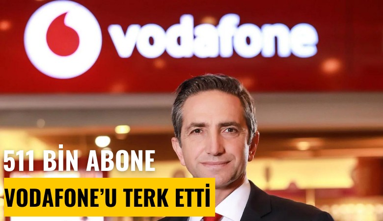 Vodafone'u 511 bin abone terk etti