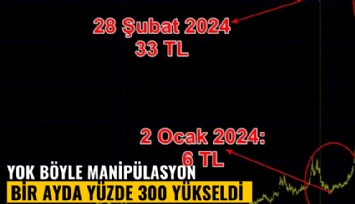 Yok böyle manipülasyon: Bir ayda yüzde 300 yükseldi