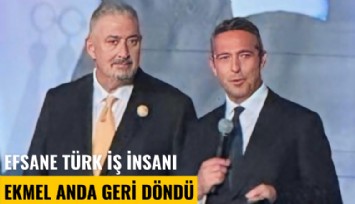 Efsane Türk iş insanı Ekmel Anda geri döndü