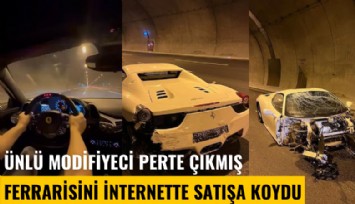 Ünlü modifiyeci perte çıkmış Ferrarisini internette satışa koydu, dalga konusu oldu
