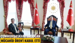 Cumhurbaşkanı Erdoğan, İhlas Holding patronu Mücahid Ören'i kabul etti