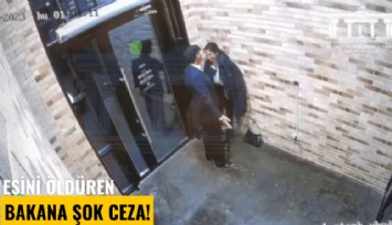 Eşini öldüren bakana şok ceza!