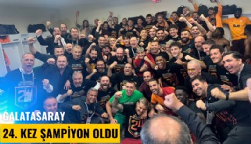 Galatasaray 24. kez şampiyon oldu