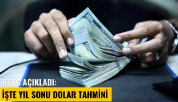 HSBC açıkladı: İşte yıl sonu dolar tahmini
