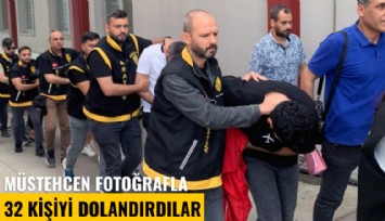 Müstehcen fotoğrafla 32 kişiyi dolandırdılar
