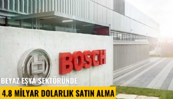 Beyaz eşya sektöründe 4.8 milyar dolarlık satın alma
