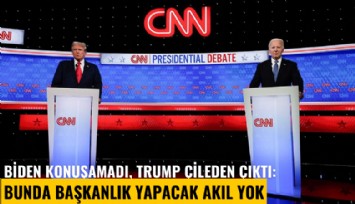 Biden konuşamadı, Trump çileden çıktı: Bunda başkanlık yapacak akıl yok